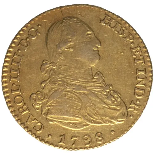 1798 Spain 2 Escudo