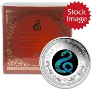 2025 Australia Opal Year of the Snake 1oz Silver Coin