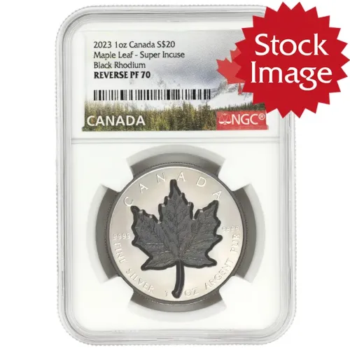 2023 Canada $20 Super Incuse Silver Maple Leaf NGC Rev PF 70