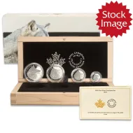 2016 Canada 4 Coin Fractional Silver Coin Set - Wolf