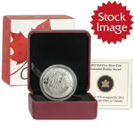 2013 O Canada $10 Proof 1/2oz Silver Canadian Holiday Season