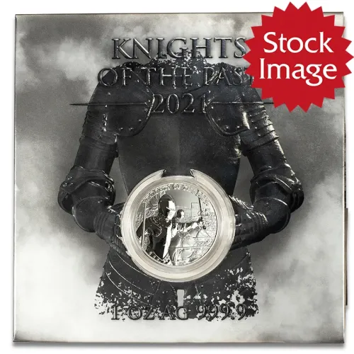 2021 Malta 5 Euro 1oz Silver Knights Of The Past