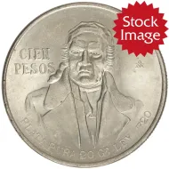 1977 - 1979 Mexico Cien Pesos - Circulated