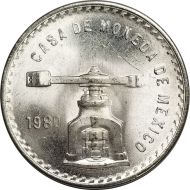 1978 - 1980 Casa de Moneda de Mexico 1 oz Silver Onza