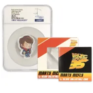 2020 Niue $2 Silver 1oz Chibi Colorized Coin - Marty McFly - NGC MS70