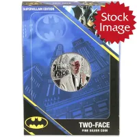 2022 Samoa $5 1oz Silver Coin - DC Supervillain Edition Two-Face