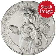 2022 UK St Helena 5oz Silver Queen's Virtues Truth