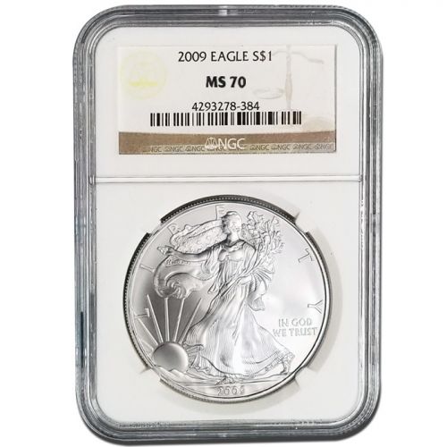 2009 American Silver Eagle - NGC MS 70