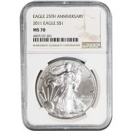 2011 American Silver Eagle - NGC MS 70