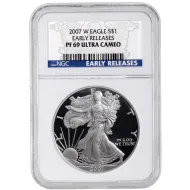 2007 American Silver Eagle - NGC PF 69 Early Release