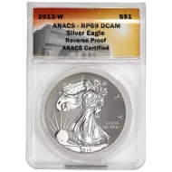 2013 American Silver Eagle Reverse Proof - ANACS RP 69