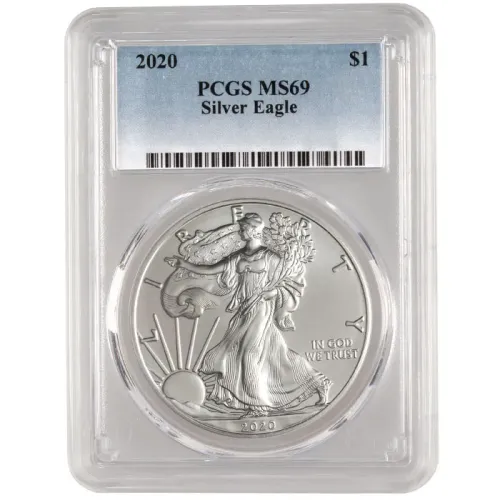 2020 American Silver Eagle - PCGS MS 69