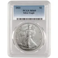 2022 American Silver Eagle - PCGS MS 69