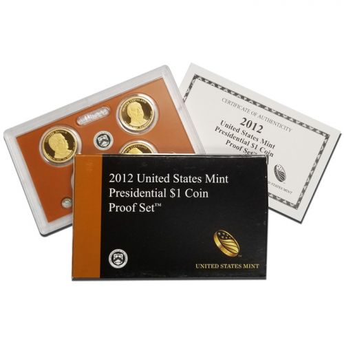 2012 Presidential Dollar Proof Set