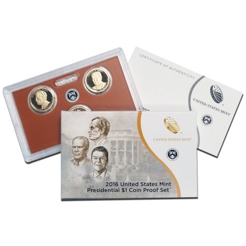 2016 Presidential Dollar Proof Set