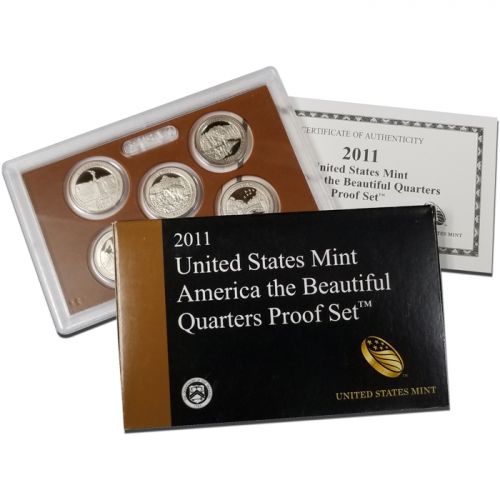 2011 America the Beautiful Quarter Proof Set