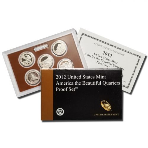 2012 America the Beautiful Quarter Proof Set