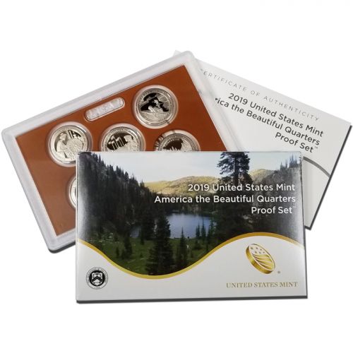 2019 America the Beautiful Quarter Proof Set