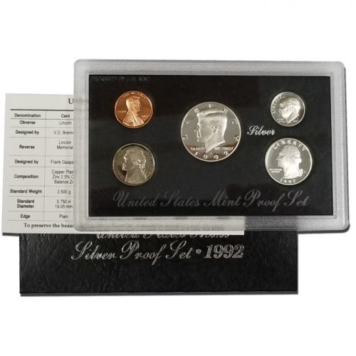 1992 United States Silver Proof Set