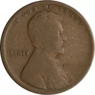 1912 D Lincoln Wheat Penny - Good (G)