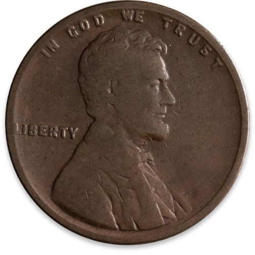 1915 S Lincoln Wheat Penny - Very Good (VG)
