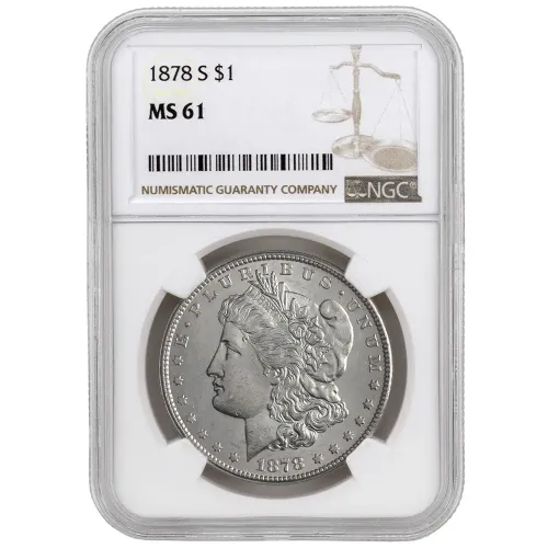 1878 S Morgan Dollar - NGC MS 61