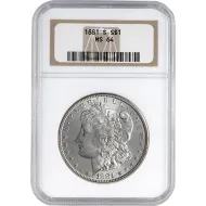 1881 S Morgan Dollar - NGC MS64