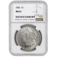 1882 Morgan Dollar - NGC MS 61