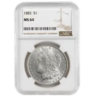 1883 Morgan Dollar - NGC MS64