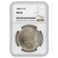1883 O Morgan Dollar - NGC MS 64
