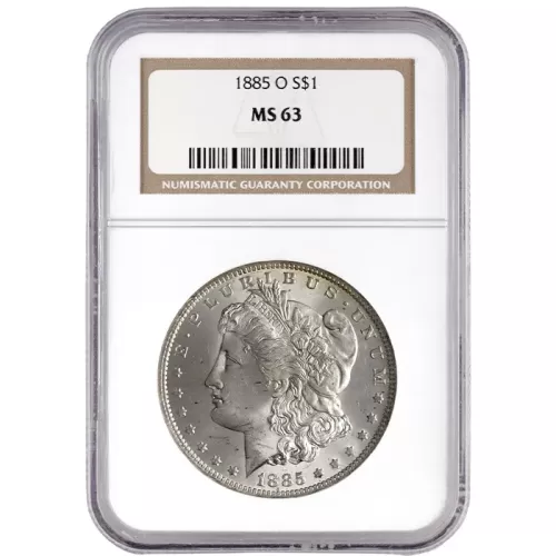 1885 O Morgan Dollar - NGC MS 63