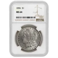 1896 Morgan Dollar - NGC MS64