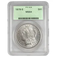 1879 S Morgan Dollar - PCGS MS64
