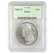 1880 S Morgan Dollar - PCGS MS64