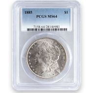 1885 Morgan Dollar - PCGS MS 64