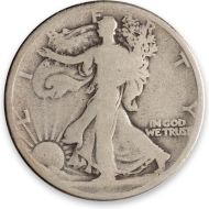 1921 S Walking Liberty Half Dollar - G (Good) Details - Improperly Cleaned