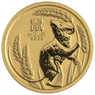 2020 Australia Lunar Series 3 - 1/4 oz. Gold Year of the Mouse
