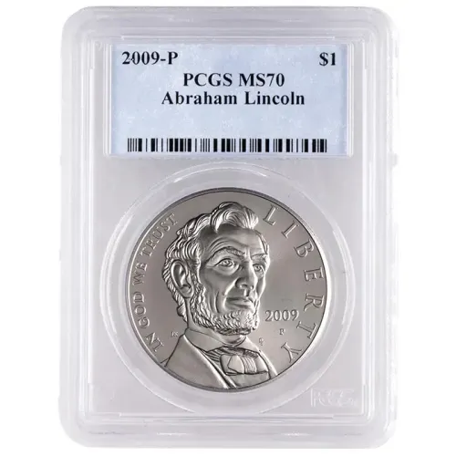 2009 Abraham Lincoln Uncirculated Dollar - PCGS MS 70