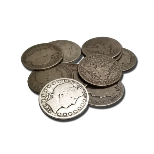 Barber Half Dollar  - Mixed Dates per Coin
