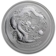 2012 Australia 1/2oz Silver Year of the Dragon