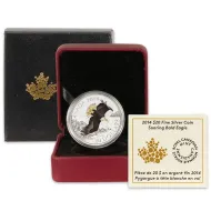 2014 Canada $20 1oz Silver - Soaring Bald Eagle