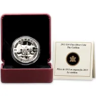 2013 O Canada $10 Proof 1/2oz Silver - The Caribou