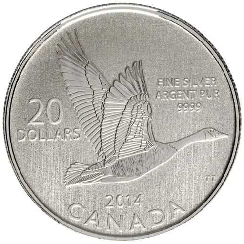 2014 Canada $20 1/4oz Silver - Goose