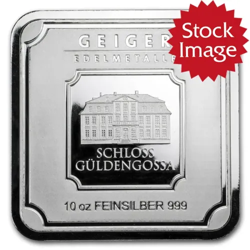 Geiger 10 oz Silver Bar
