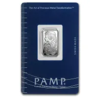 2.5 Gram Silver Bar .999 Fine Silver - PAMP Fortuna