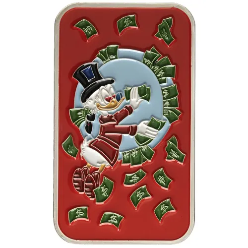 Scrooge McDuck 1oz .999 Silver Bar