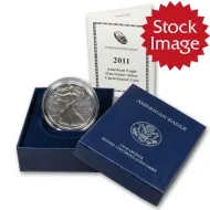 2011 W Burnished American Silver Eagle