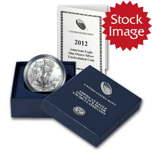 2012 W Burnished American Silver Eagle