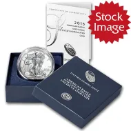 2015 W Burnished American Silver Eagle
