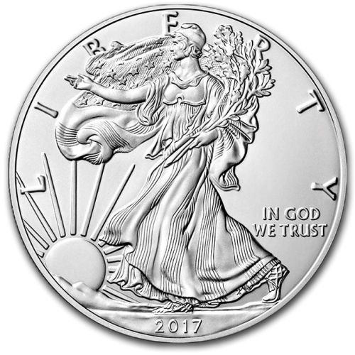 2017 W Burnished American Silver Eagle - No OGP